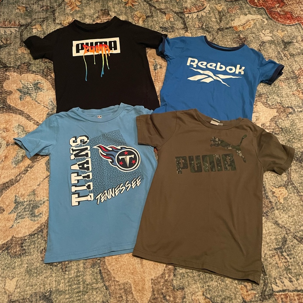 Reebok, Puma and Tennessee Titans tshirts